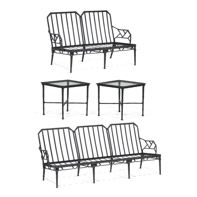 brown-jordan-i-calcutta-i-sofa-settee-and-pair-of-side-tables