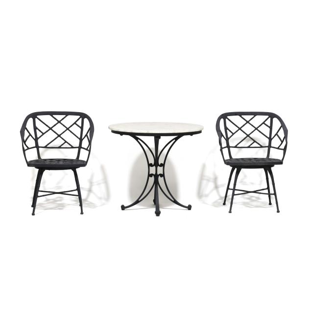brown-jordan-pair-of-i-calcutta-i-chairs-and-a-marble-top-table