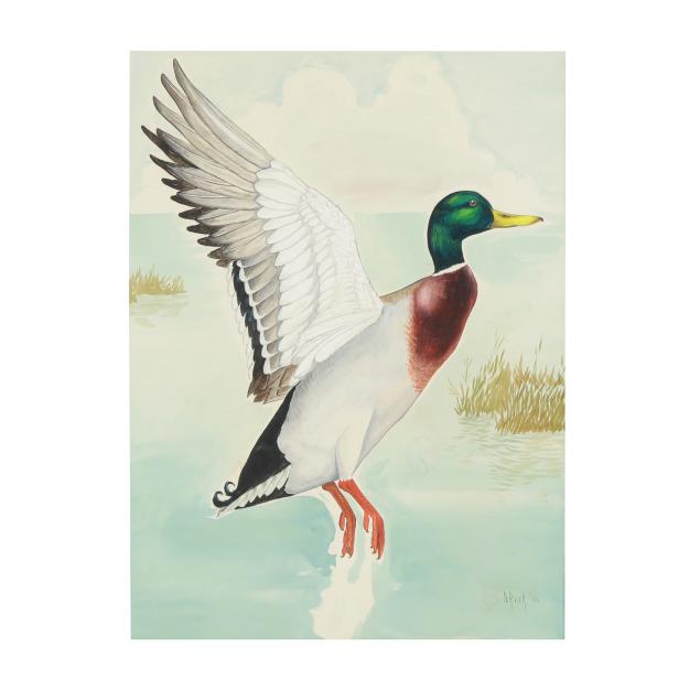 duane-raver-nc-1927-2022-i-flying-mallard-i