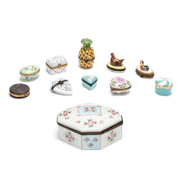 limoges-ten-porcelain-pill-boxes-and-a-dresser-box