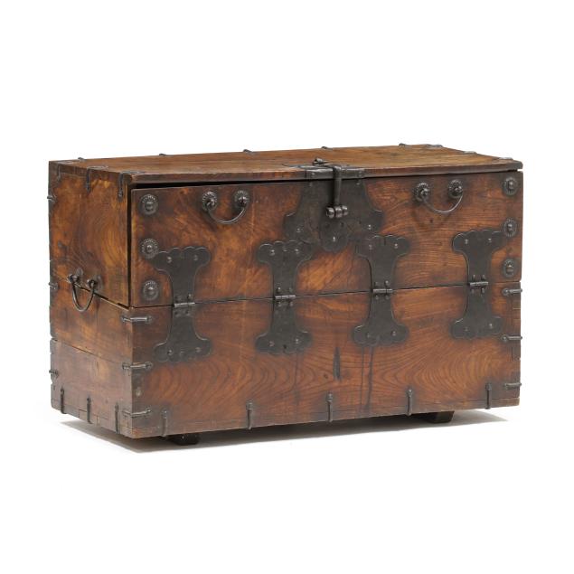 a-korean-elm-iron-mounted-i-bandaji-i-storage-chest