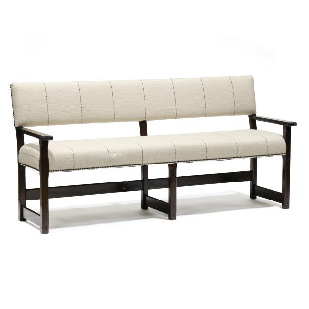 baker-william-and-mary-style-upholstered-bench