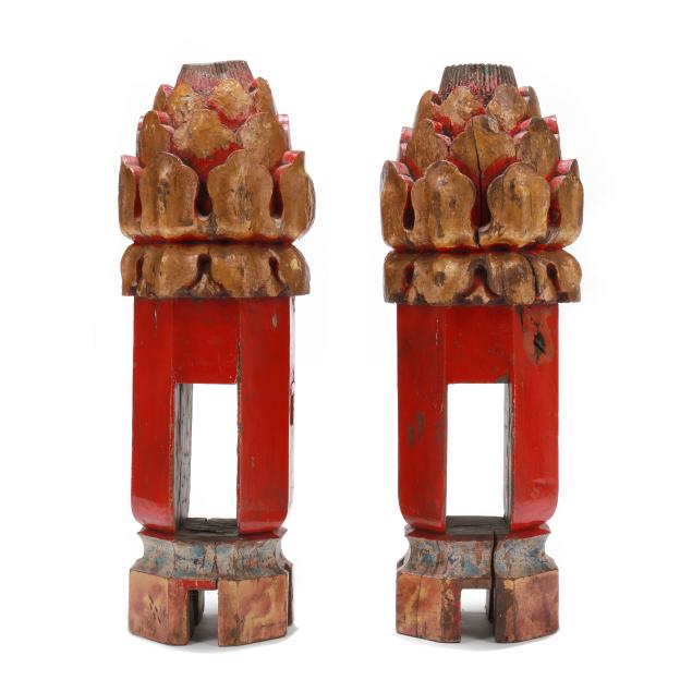 a-pair-of-large-chinese-carved-and-painted-wood-architectural-finials