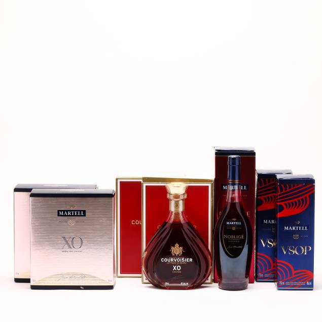 martell-courvoisier-cognac-mixed-lot-7-bt