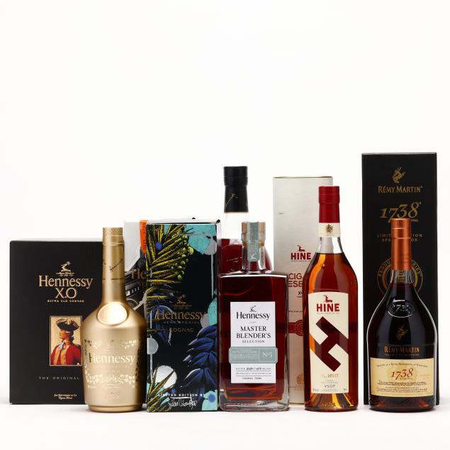 hennessy-hine-remy-martin-cognac-mixed-lot-9-bt