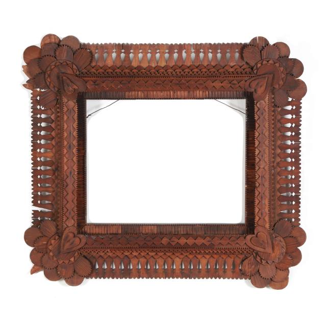 attributed-john-martin-zubersky-american-fl-1912-1920-tramp-art-carved-pine-frame