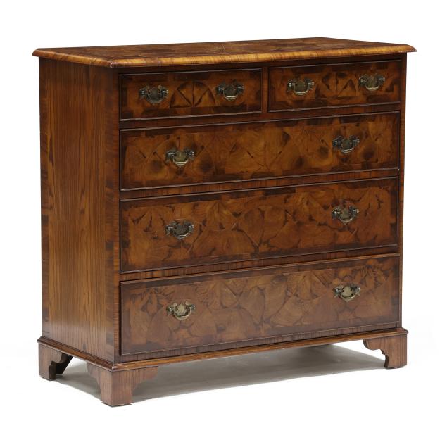 william-and-mary-style-oyster-veneered-chest-of-drawers
