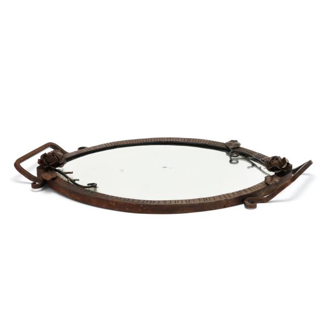 manner-of-edgar-brandt-iron-mirrored-dresser-tray