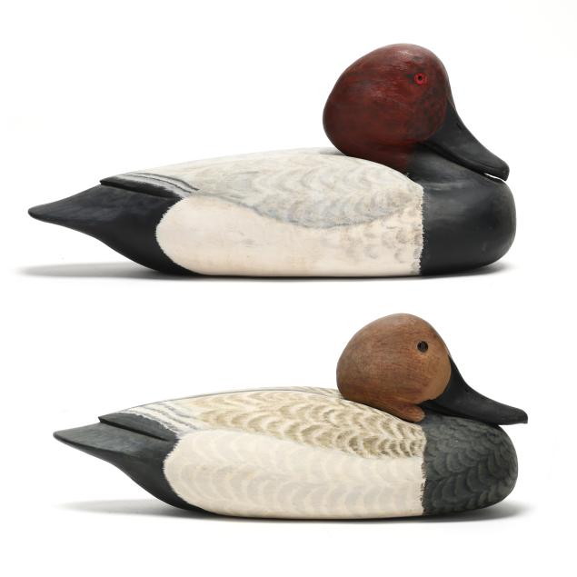 laurent-verdin-jr-la-1936-2019-pair-of-snuggled-head-canvasbacks