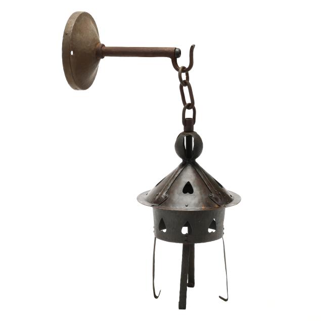 attributed-gustav-stickley-arts-and-crafts-heart-hanging-lantern