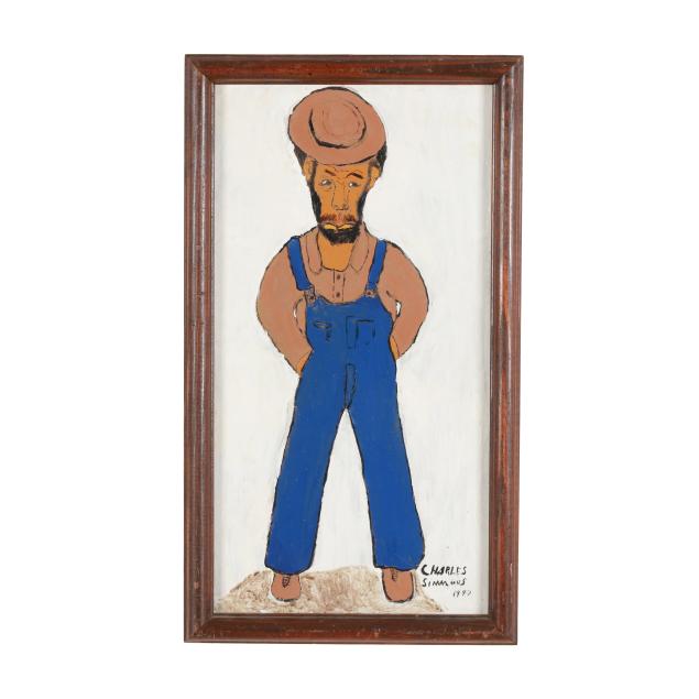 charles-simmons-nc-1939-2020-portrait-of-man-in-blue-overalls