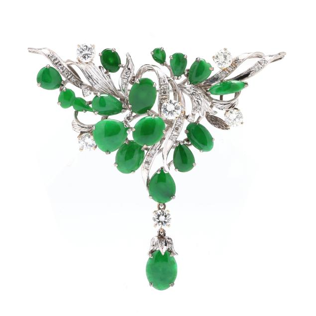 white-gold-jadeite-jade-and-diamond-brooch