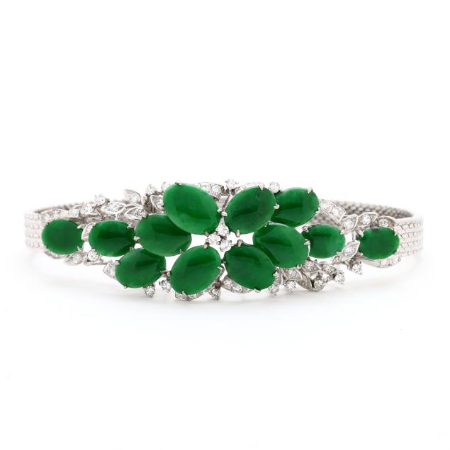silver-jadeite-jade-and-diamond-bracelet
