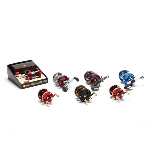 lot-of-seven-abu-garcia-ambassadeur-reels