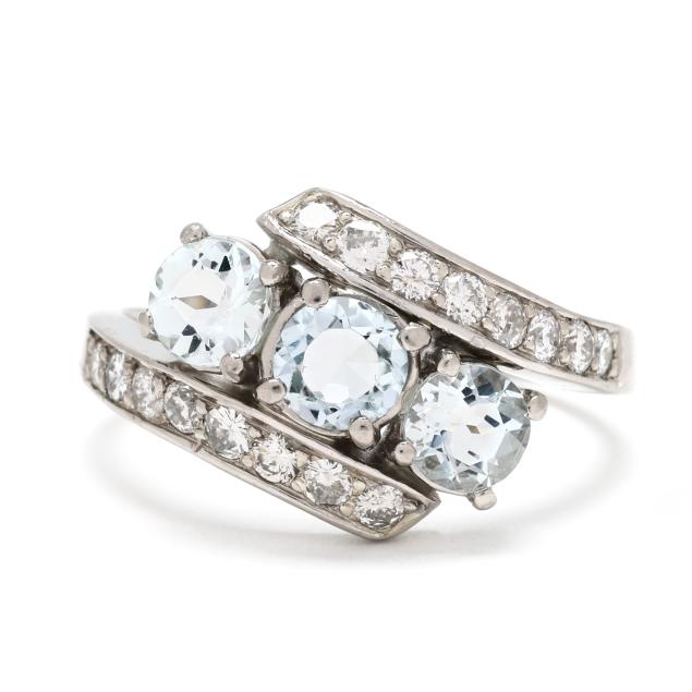 vintage-palladium-aquamarine-and-diamond-ring