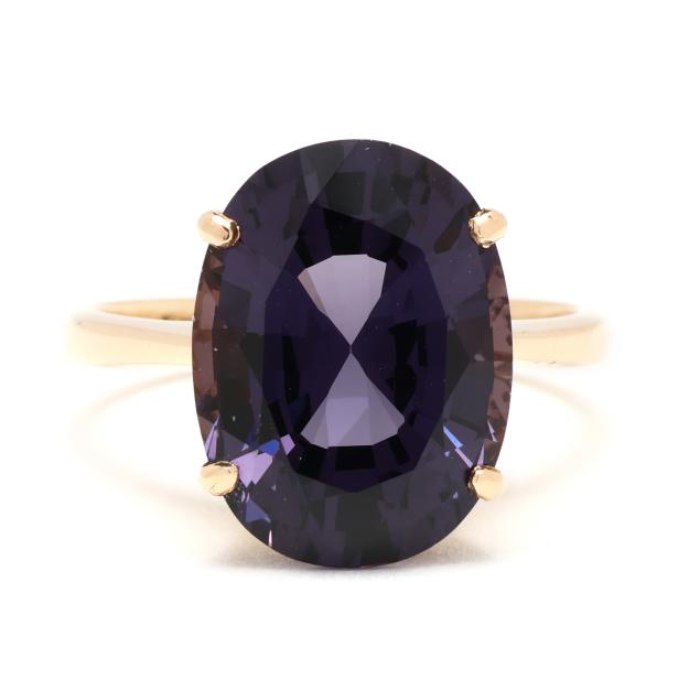 gold-and-purple-spinel-ring
