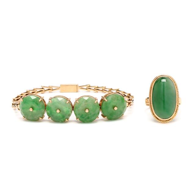 gold-and-jade-ring-and-bracelet