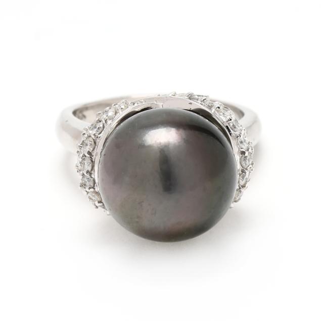 white-gold-tahitian-pearl-and-diamond-ring
