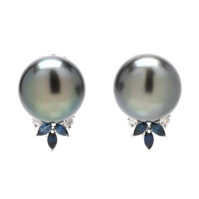 white-gold-tahitian-pearl-and-gem-set-earrings