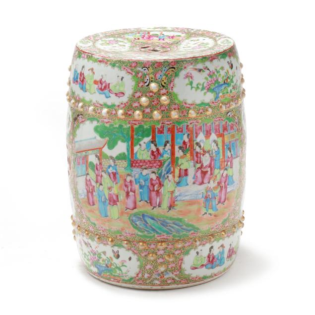 a-chinese-export-porcelain-rose-medallion-garden-stool