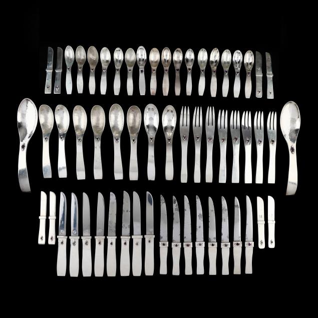 an-assembled-william-spratling-silver-amethyst-flatware-service