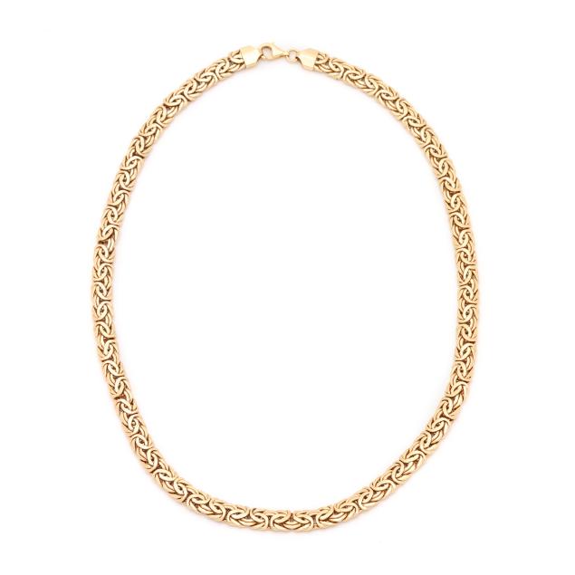 gold-byzantine-link-necklace-turkey