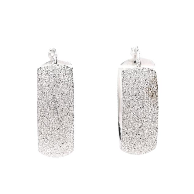 white-gold-hoop-earrings-h-w-burdick-co