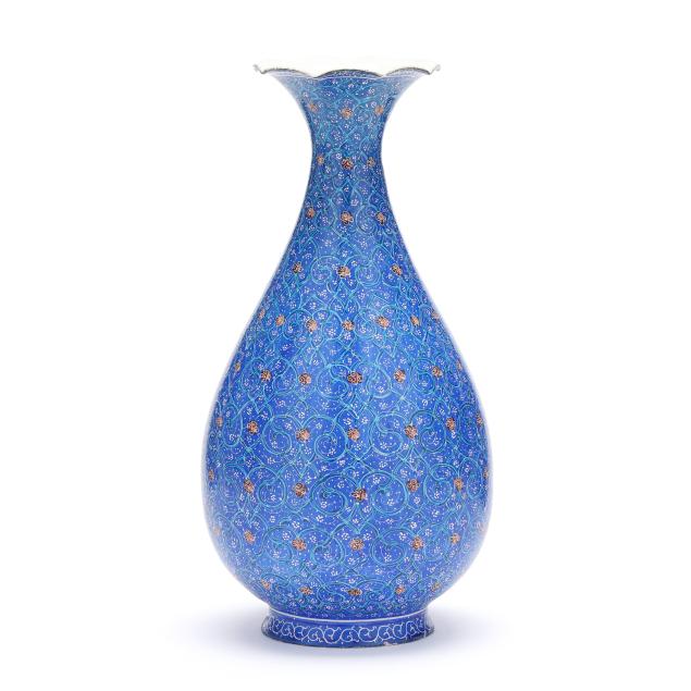 a-persian-blue-enamel-vase