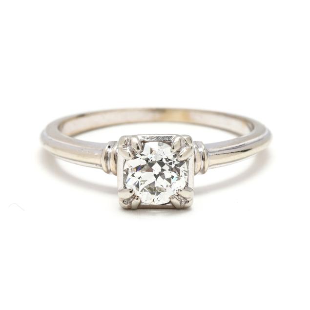 white-gold-and-diamond-solitaire-ring