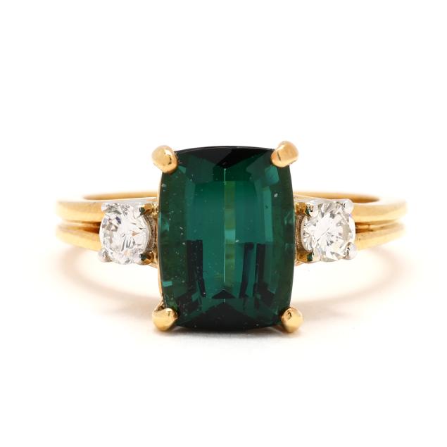 gold-green-tourmaline-and-diamond-ring