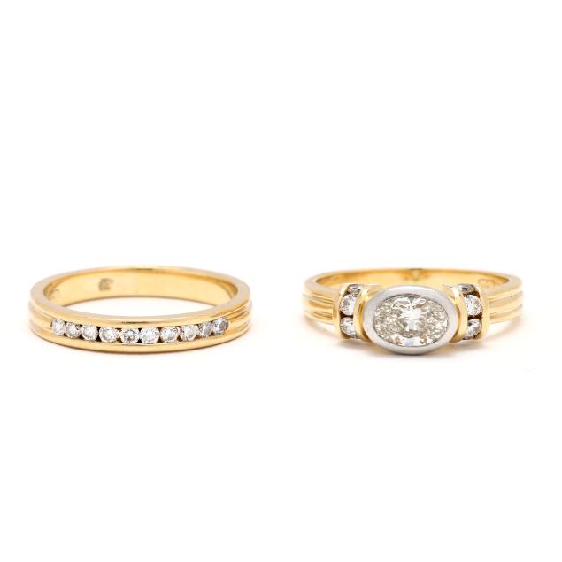 gold-platinum-and-diamond-ring-and-matching-band