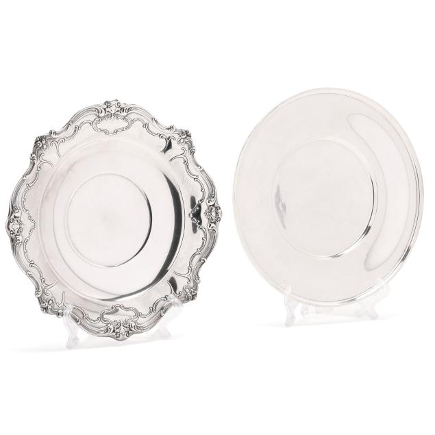 two-american-sterling-silver-sandwich-plates