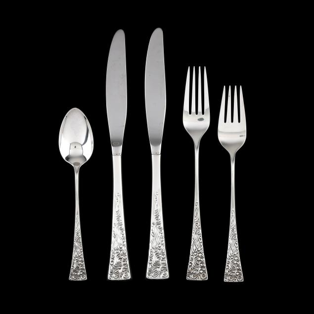 five-pieces-of-reed-barton-i-tapestry-i-sterling-silver-flatware