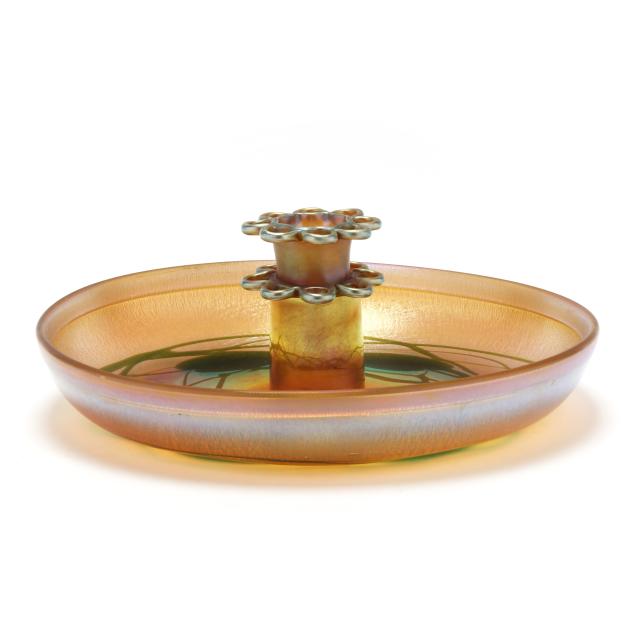 l-c-tiffany-favrile-leaf-and-vine-centerpiece-bowl-with-flower-frog