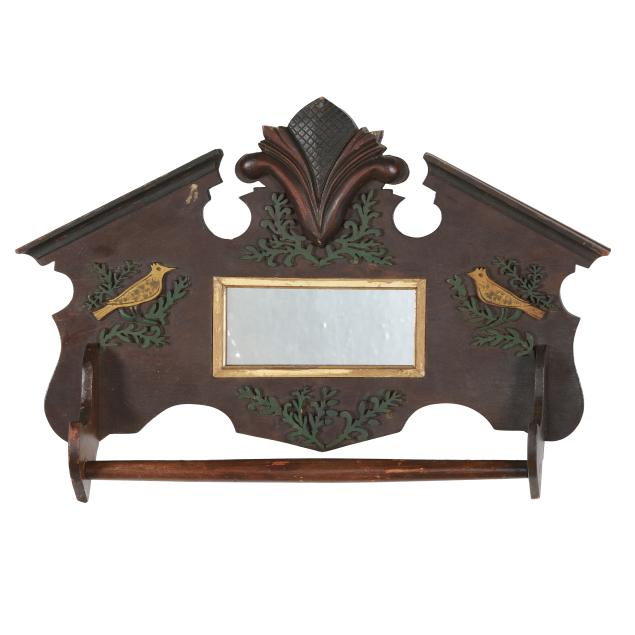 antique-folk-carved-and-giltwood-towel-bar