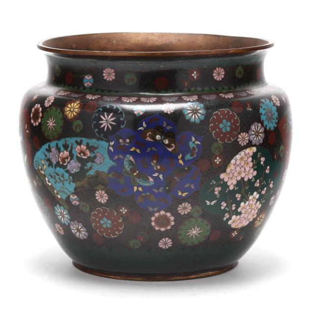 a-wide-mouth-japanese-cloisonne-jar-with-medallions