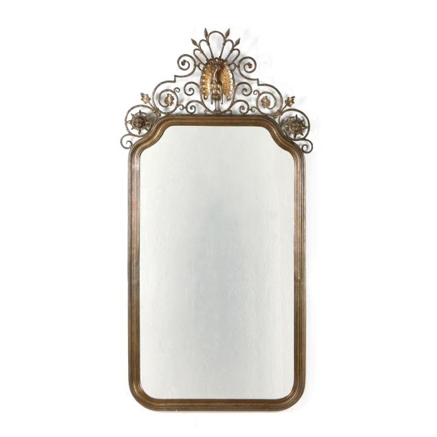 oscar-bach-bronze-art-deco-peacock-mirror