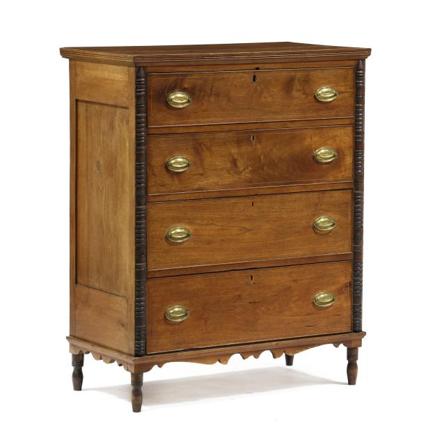 north-carolina-late-federal-inlaid-walnut-chest-of-drawers