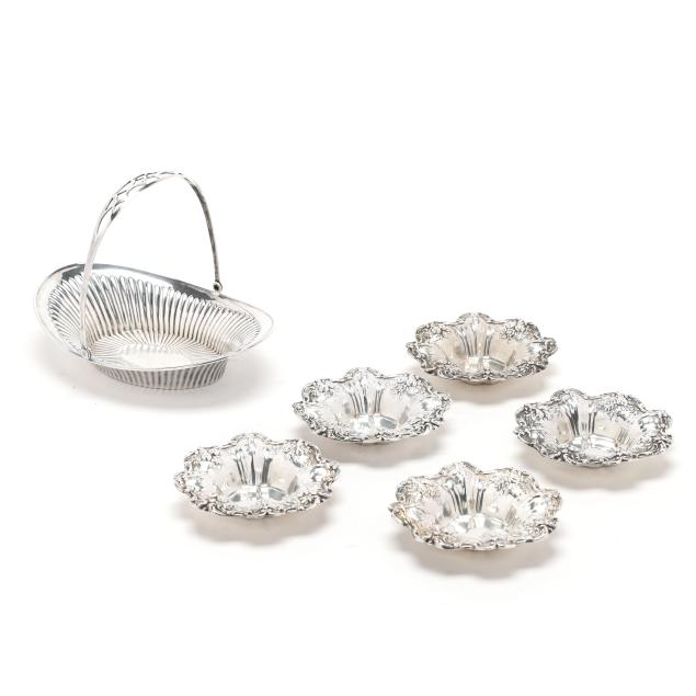 five-reed-barton-i-francis-i-i-sterling-silver-nut-dishes-and-basket
