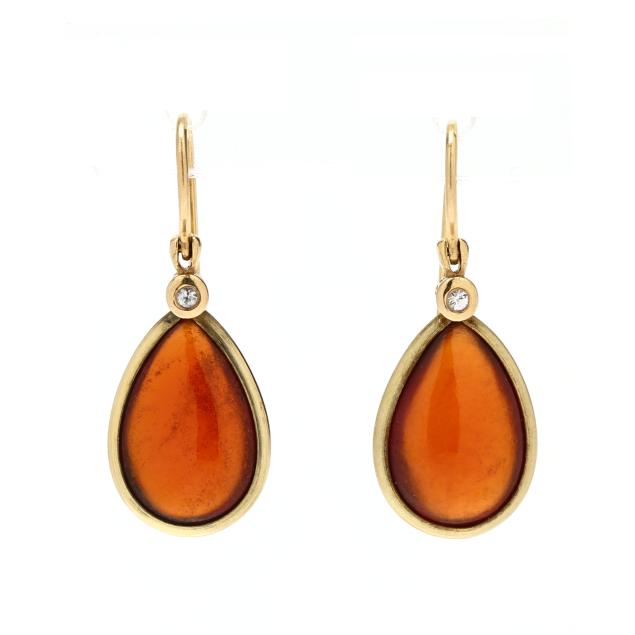 gold-and-hessonite-garnet-drop-earrings