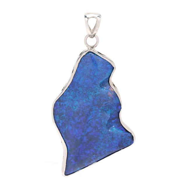 silver-and-black-opal-pendant