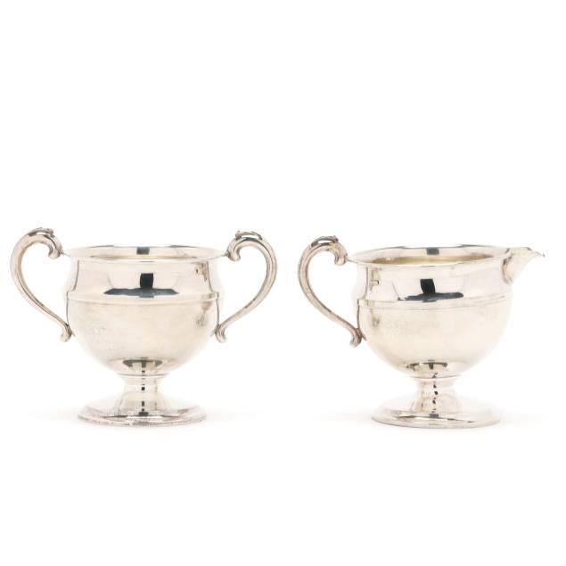 sterling-silver-creamer-and-sugar-bowl