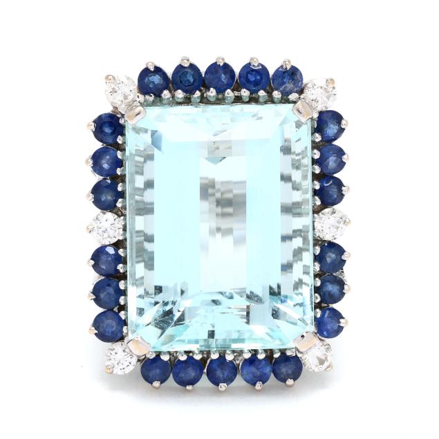 white-gold-aquamarine-sapphire-and-diamond-ring