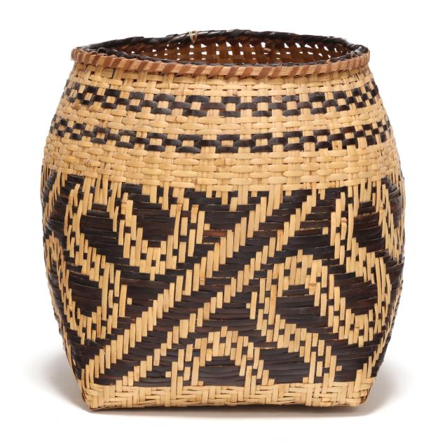 edmund-youngbird-nc-1922-1995-cherokee-chain-and-serpent-basket