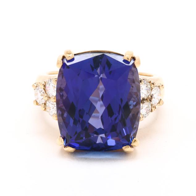 gold-tanzanite-and-diamond-ring