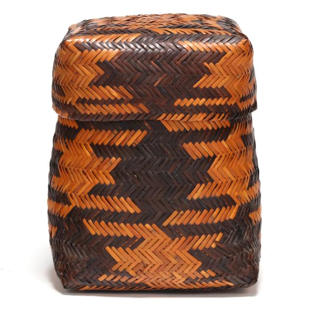 rowena-bradley-nc-1922-2003-cherokee-flowing-river-rivercane-lidded-basket