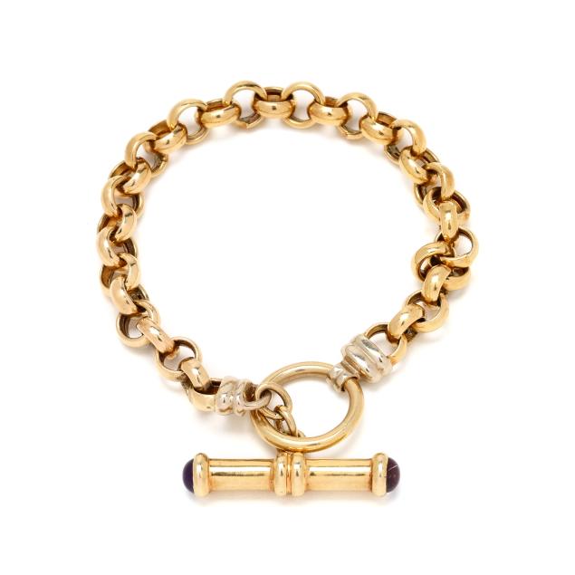 gold-rolo-link-bracelet