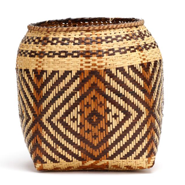 edmund-youngbird-nc-1922-1995-cherokee-chain-and-diamond-rivercane-basket