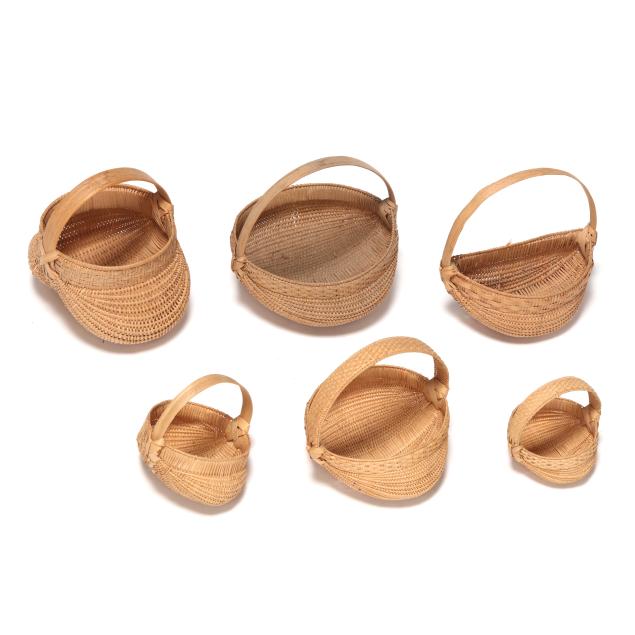 six-tennessee-miniature-split-oak-baskets