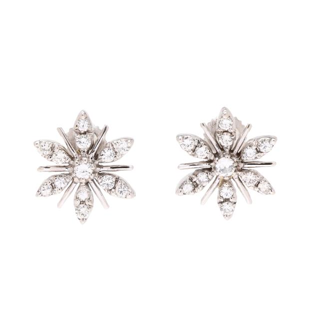 white-gold-and-diamond-snowflake-earrings